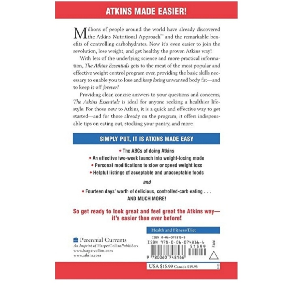 Atkins Essentials Two-Week Jump Start Program New - Picture 2 of 3